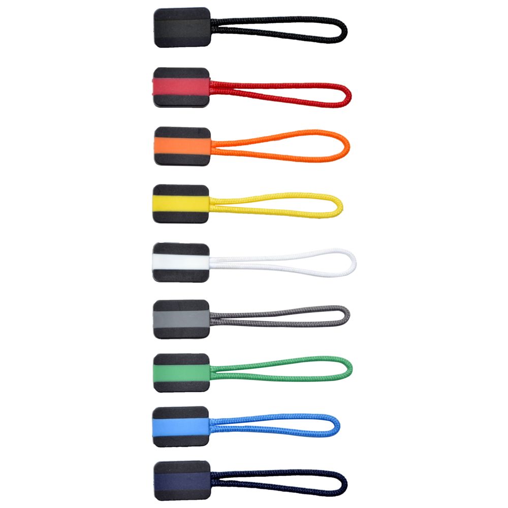 Набор пуллеров для молнии, белый / Миниатюра WWW (1000)