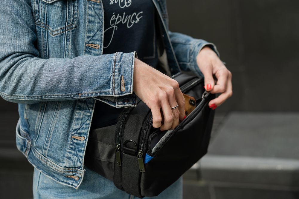 Сумка для документов onBoard, черная / Миниатюра WWW (1000)