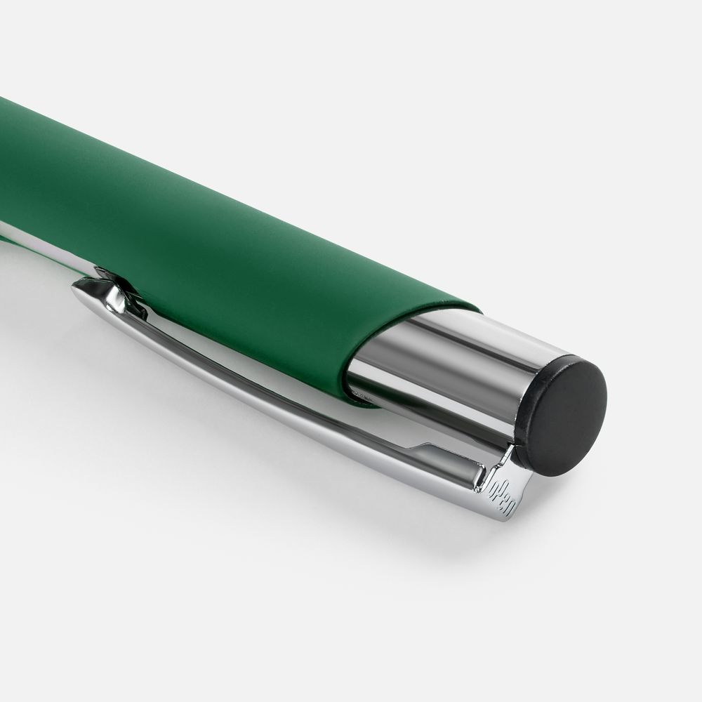 Ручка шариковая Keskus Soft Touch, зеленая / Миниатюра WWW (1000)