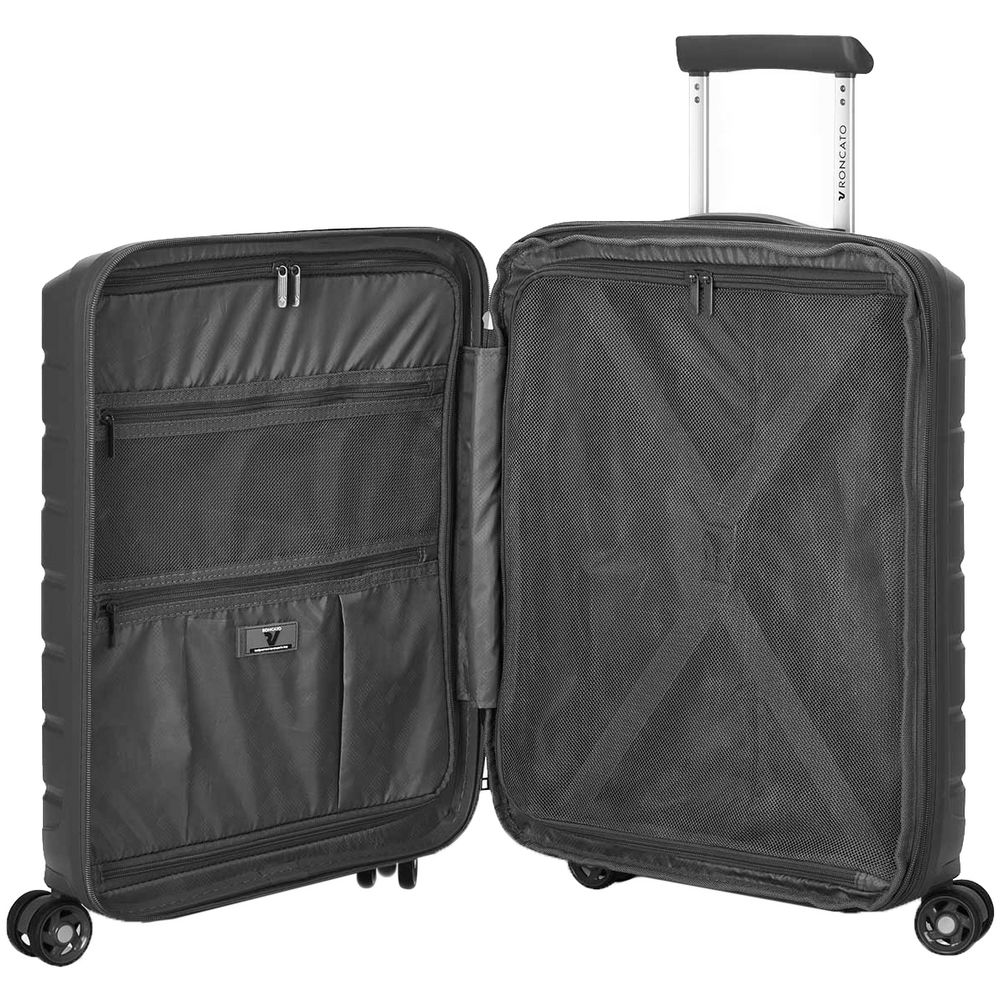 Чемодан Butterfly S, серый / Миниатюра WWW (1000)