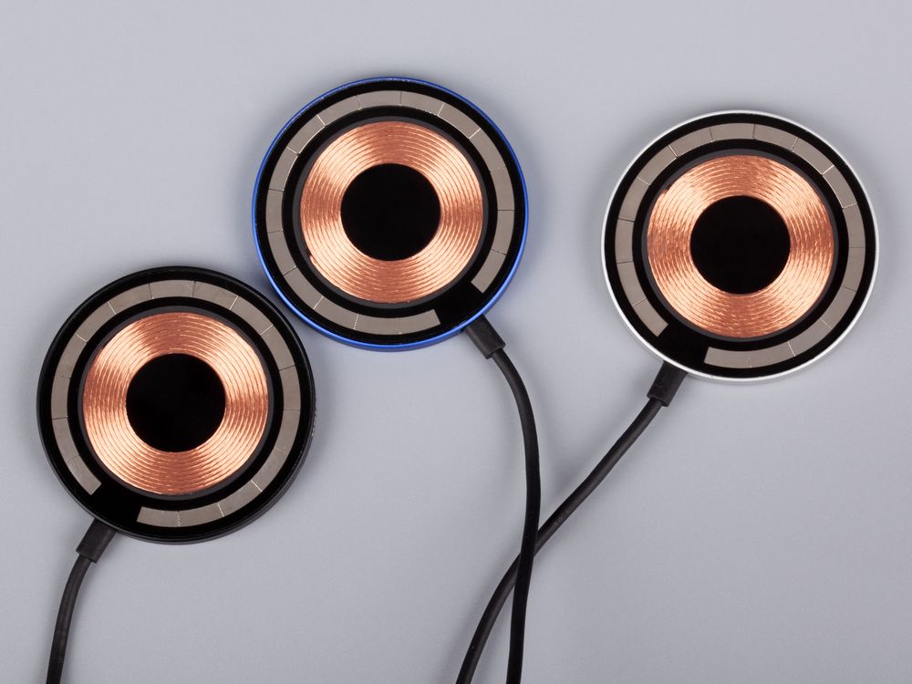 Магнитное зарядное устройство Cooper Rond, 15 Вт, черное / Миниатюра WWW (1000)