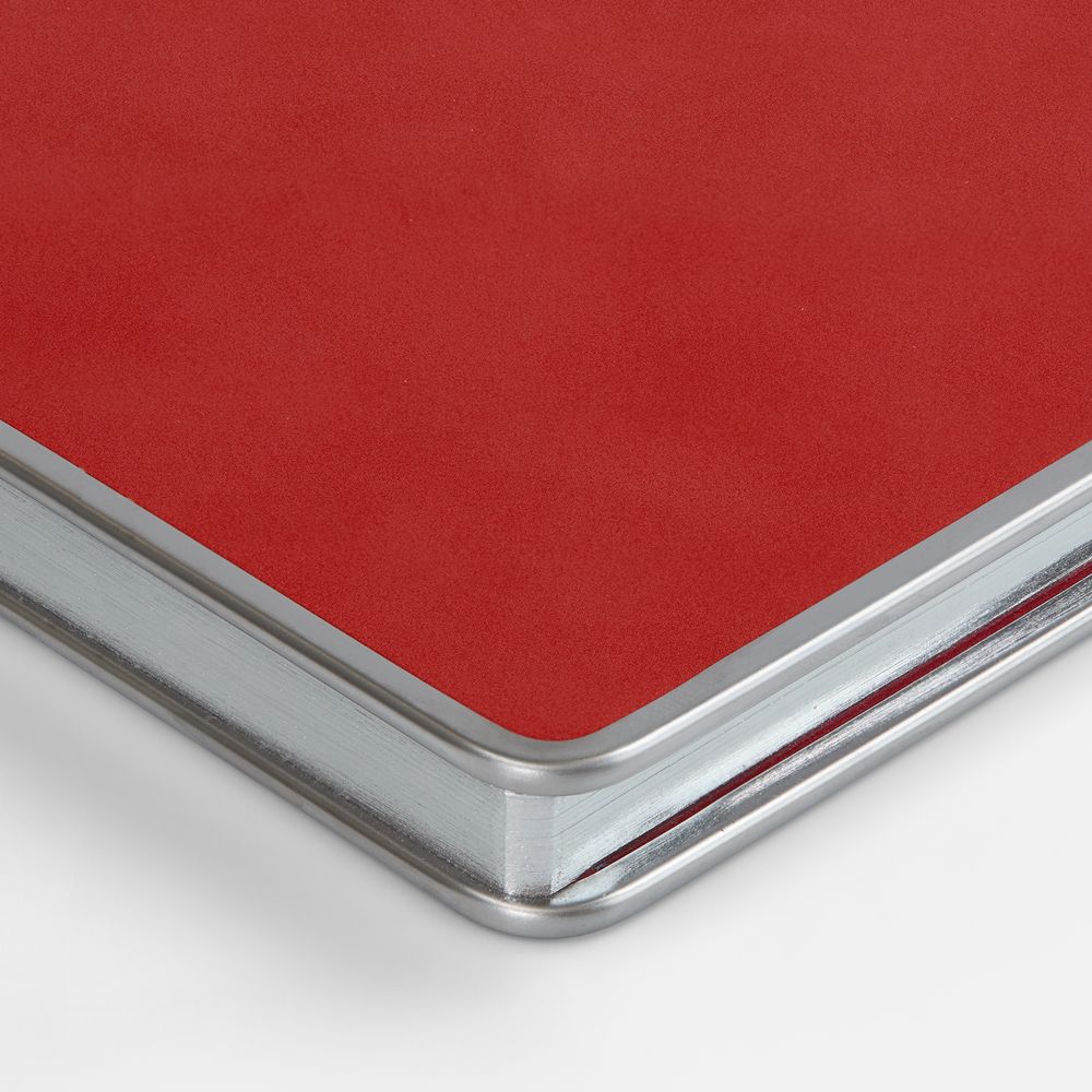 Ежедневник Metal Frame на заказ, датированный, красный / Миниатюра WWW (1000)