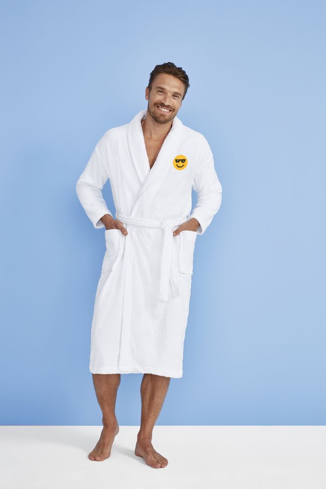 Халат унисекс «Не парюсь», белый / Миниатюра WWW (1000)