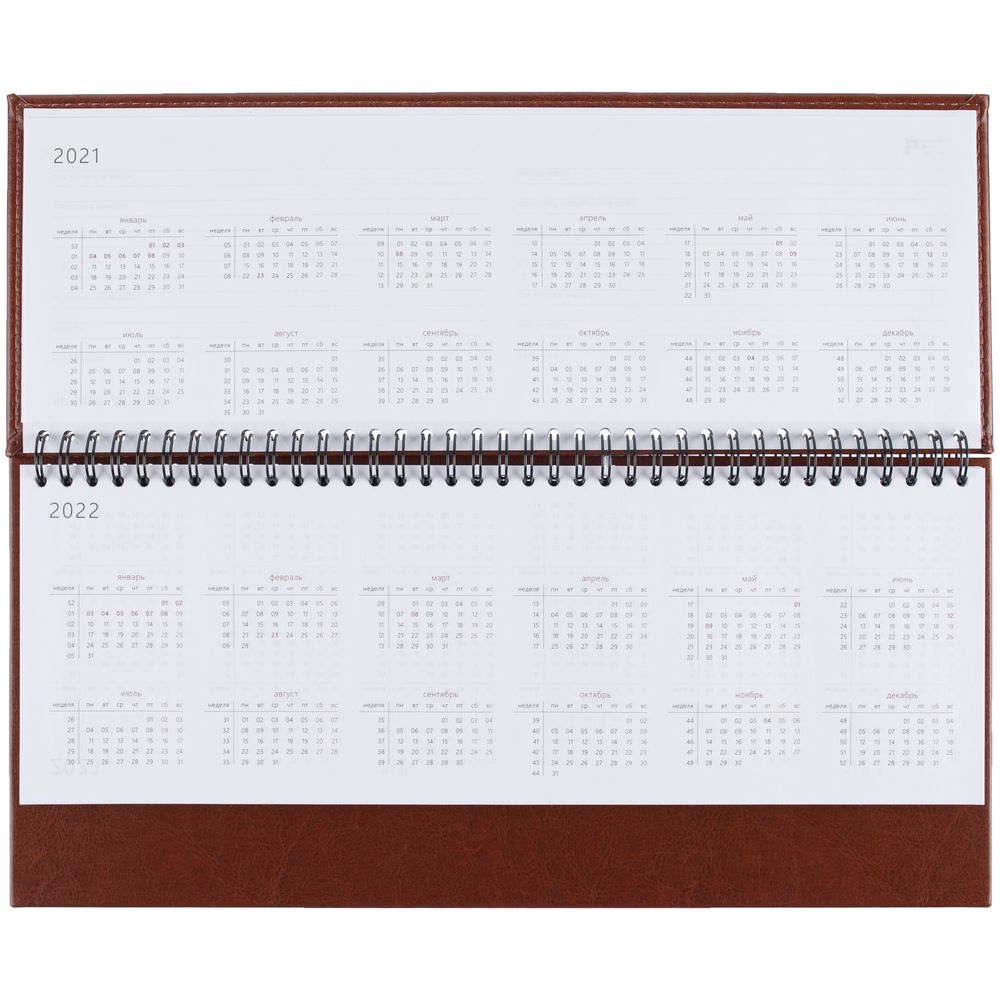 Планинг Nebraska, недатированный, коричневый / Миниатюра WWW (1000)