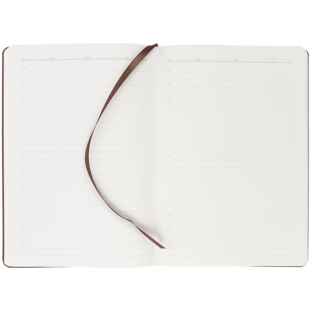 Ежедневник Eversion, недатированный, коричневый / Миниатюра WWW (1000)
