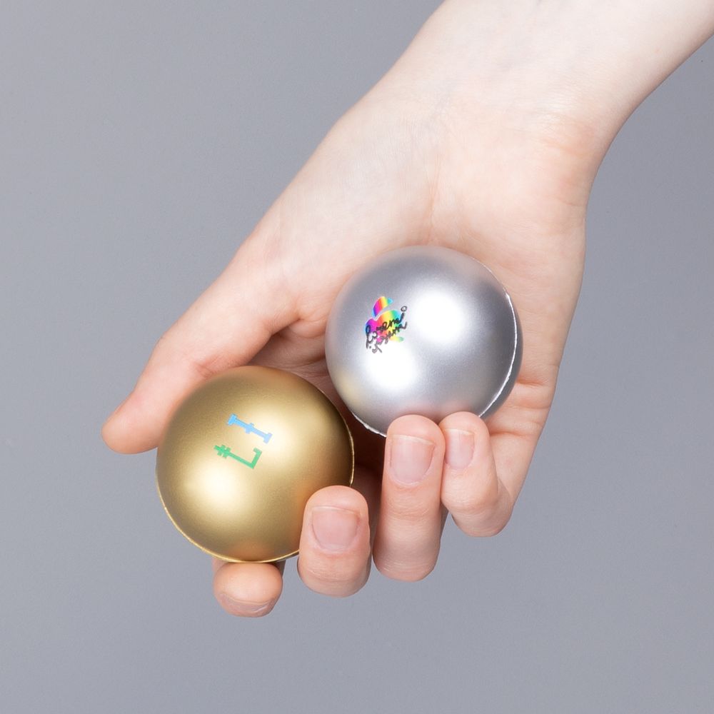 Антистресс Mash, серебристый ver.2 / Миниатюра WWW (1000)