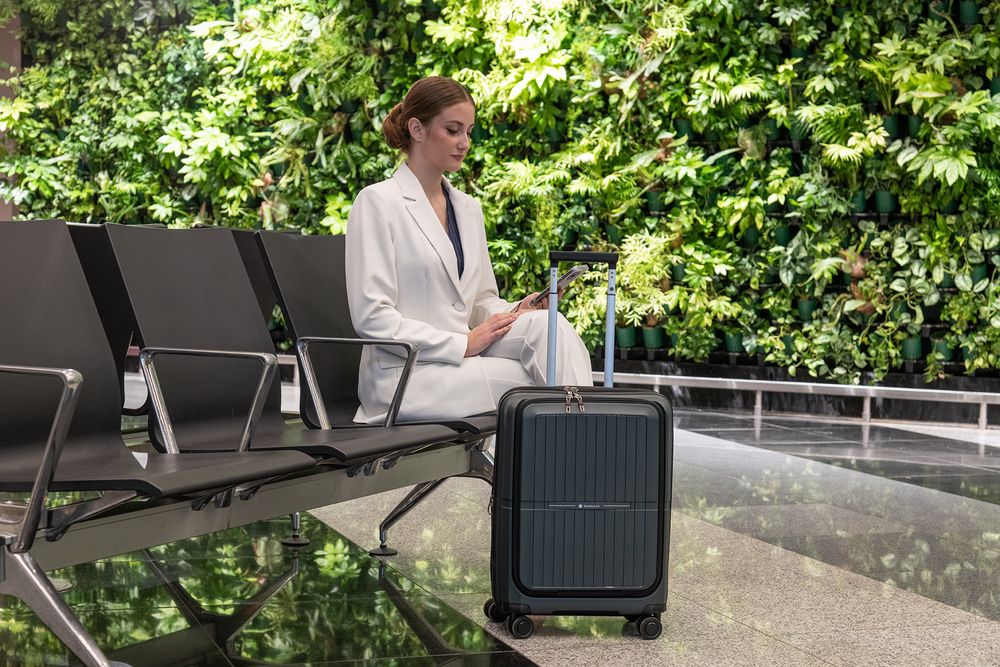 Чемодан Santiago S, темно-синий / Миниатюра имиджевого (1000)