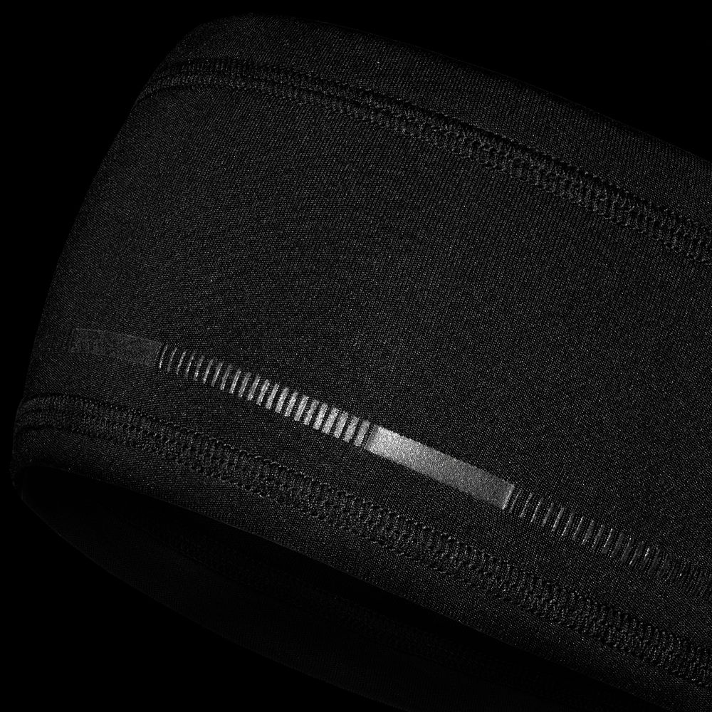 Спортивная повязка утепленная Jogge, черная / Миниатюра WWW (1000)