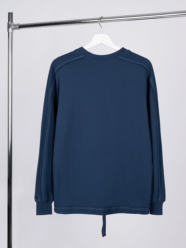 Свитшот унисекс Vozduh, темно-синий / Миниатюра WWW (1000)