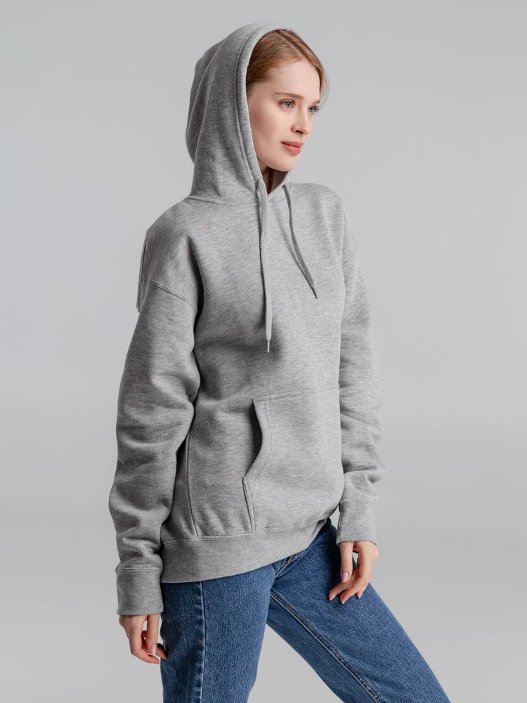 Толстовка с капюшоном Slam 320, серый меланж / Миниатюра WWW (1000)