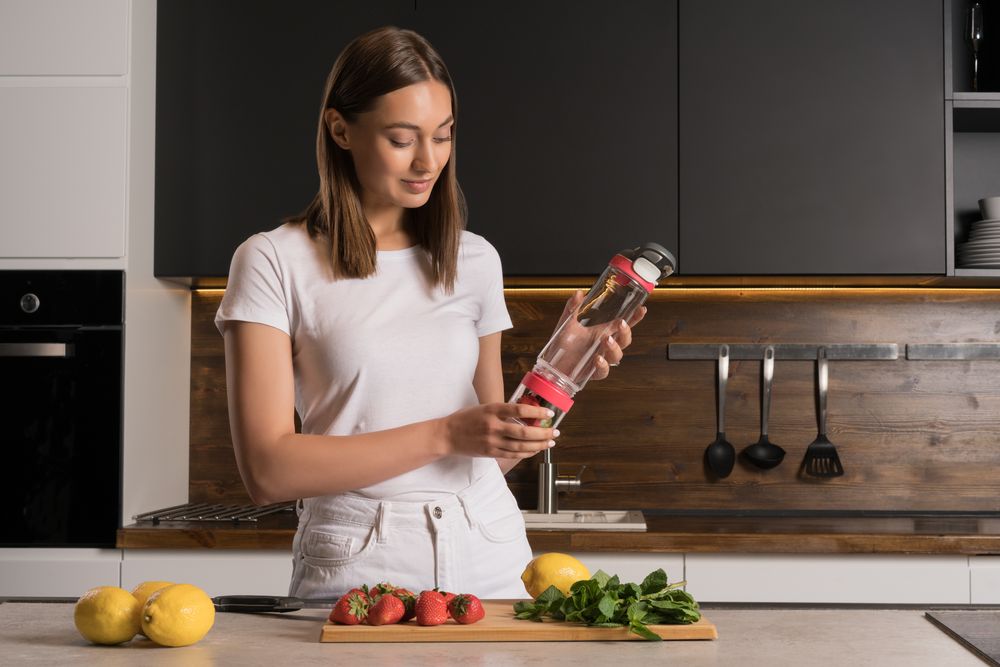 Бутылка для воды Cortland Infuser, зеленое яблоко / Миниатюра WWW (1000)