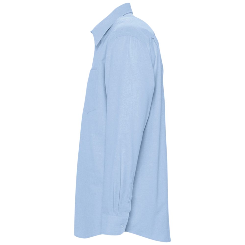 Рубашка мужская с длинным рукавом Boston, голубая / Миниатюра WWW (1000)