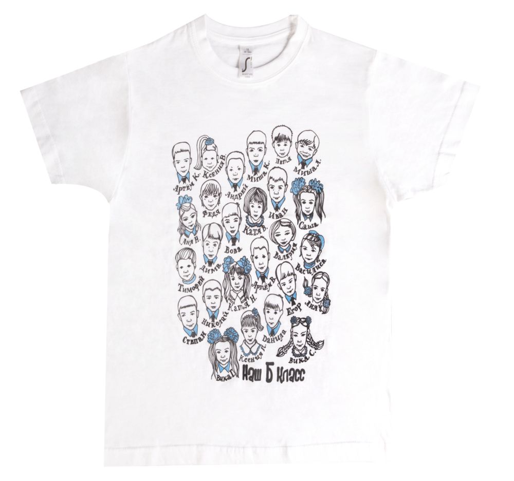 Футболка детская Regent Kids 150, белая / Миниатюра WWW (1000)