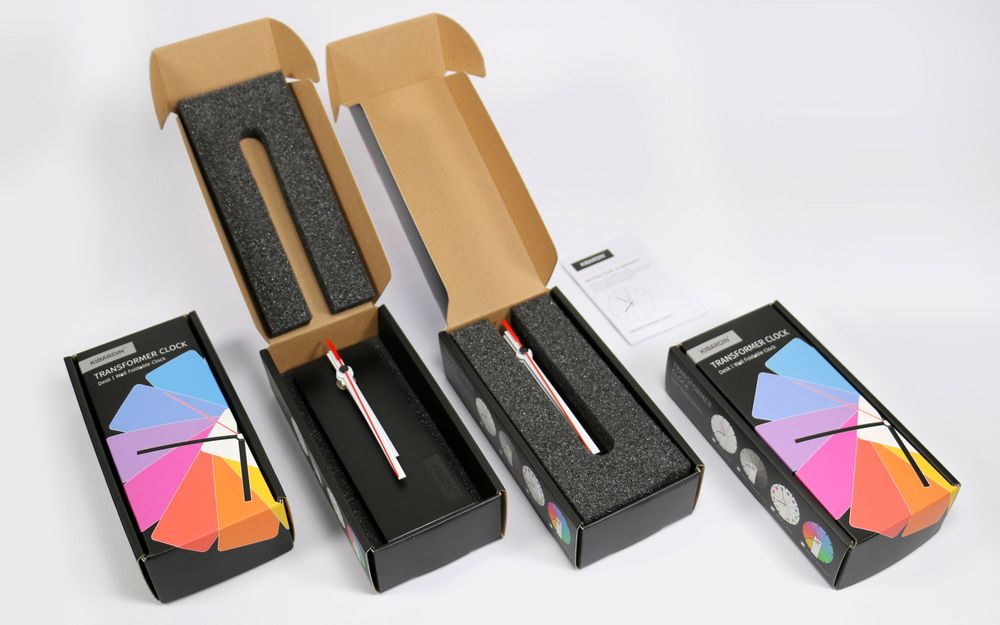 Часы настенные Transformer Clock. Black & Monochrome / Миниатюра WWW (1000)