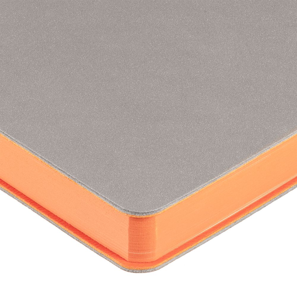 Ежедневник Flexpen, недатированный, серебристо-оранжевый / Миниатюра WWW (1000)