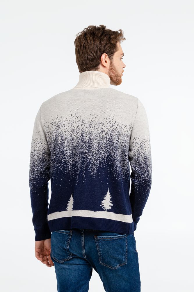 Свитер Glint, бежевый с синим / Миниатюра WWW (1000)