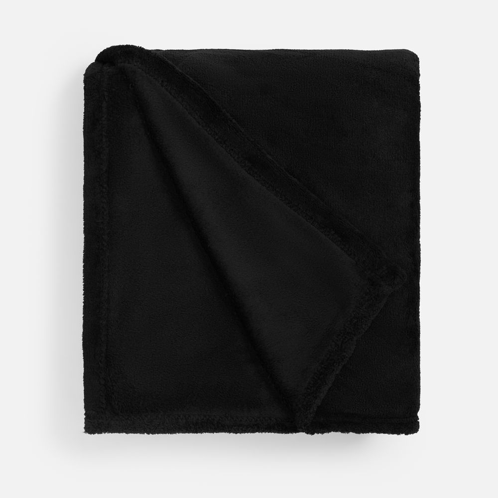 Плед Plush, черный / Миниатюра WWW (1000)