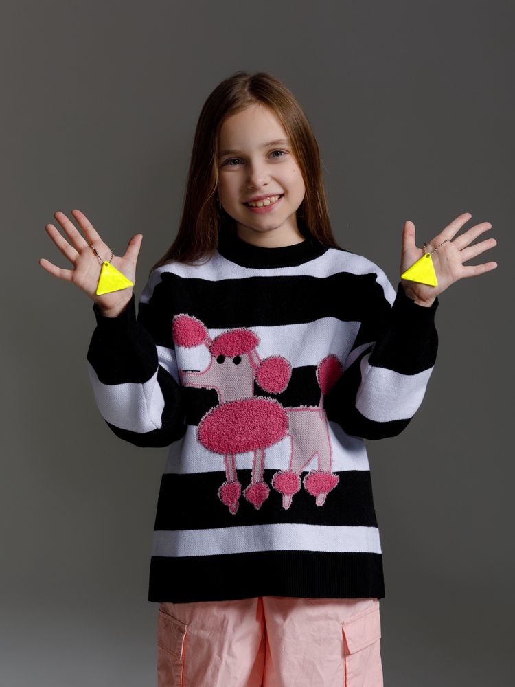 Светоотражатель Spare Care, треугольник, желтый неон / Миниатюра WWW (1000)