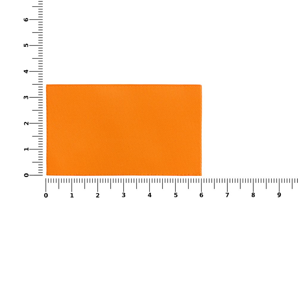 Лейбл тканевый Epsilon, M, оранжевый неон / Миниатюра WWW (1000)
