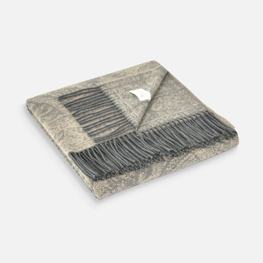 Плед Magnolia, коричневый / Миниатюра WWW (1000)