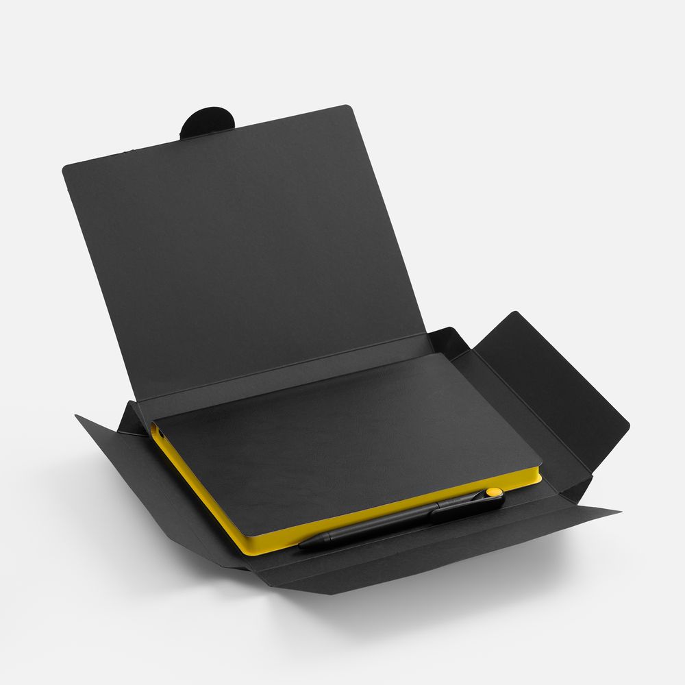 Набор Doppio, черный с желтым / Миниатюра WWW (1000)