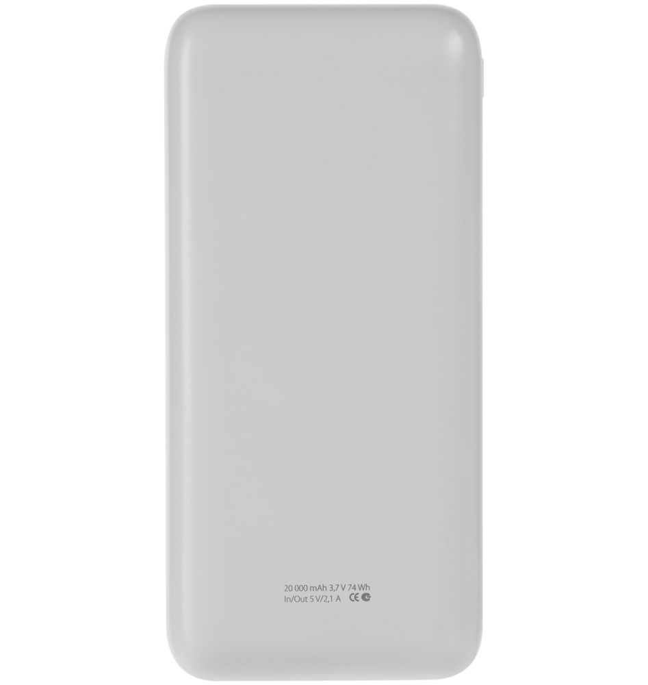 Внешний аккумулятор Gamechanger 20000 мАч, белый / Миниатюра WWW (1000)