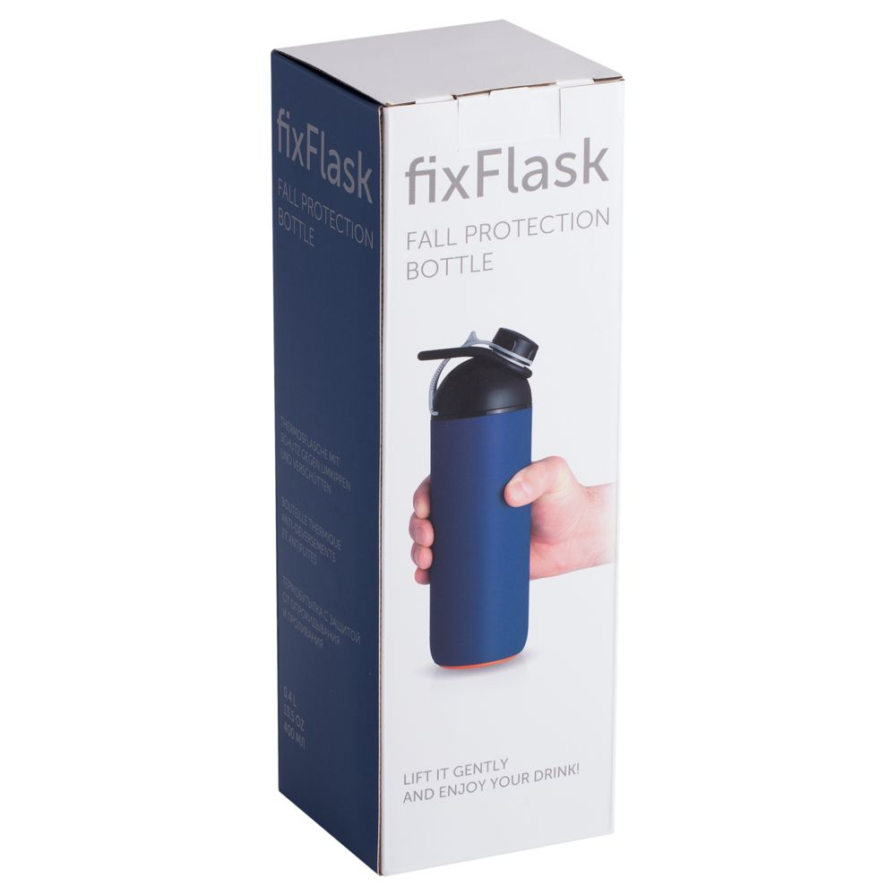 Бутылка для воды fixFlask, синяя / Миниатюра WWW (1000)