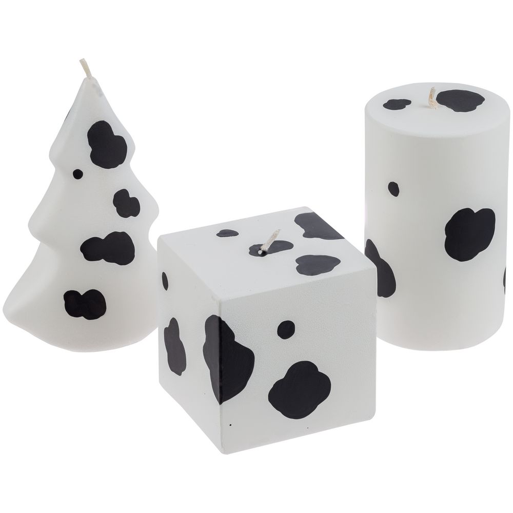 Свеча Spotted Cow, куб / Миниатюра WWW (1000)