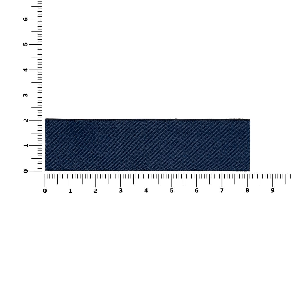 Лейбл тканевый Epsilon, S, темно-синий / Миниатюра WWW (1000)