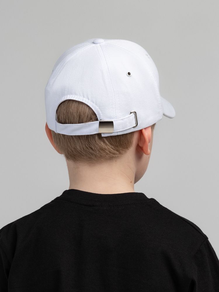 Бейсболка детская Capture Kids, белая / Миниатюра WWW (1000)