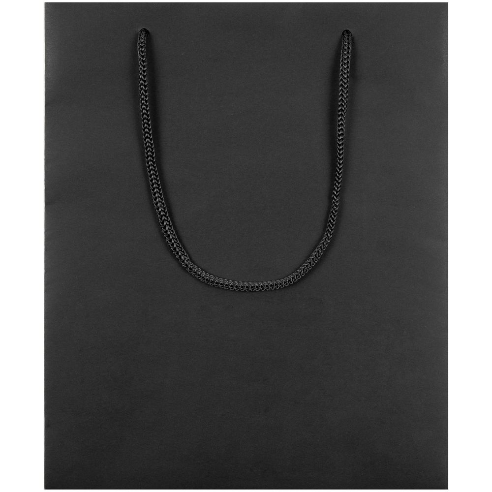 Пакет бумажный Vid M, черный / Миниатюра WWW (1000)