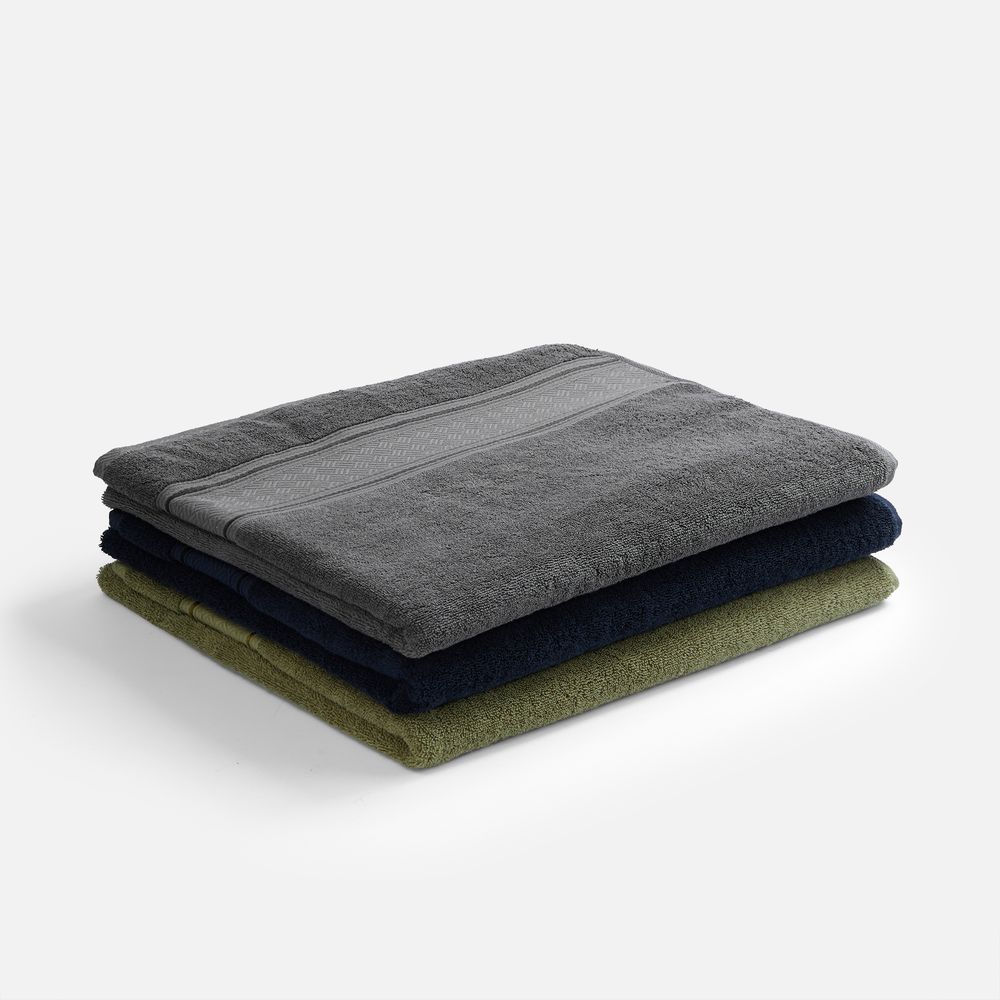 Полотенце махровое Terrychic XL, зеленое / Миниатюра WWW (1000)