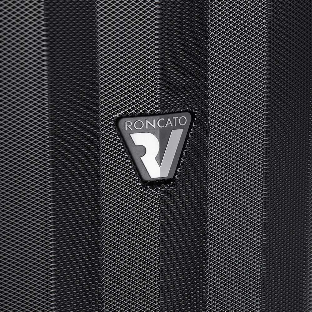 Чемодан Uno Zip Special M, черный / Миниатюра WWW (1000)