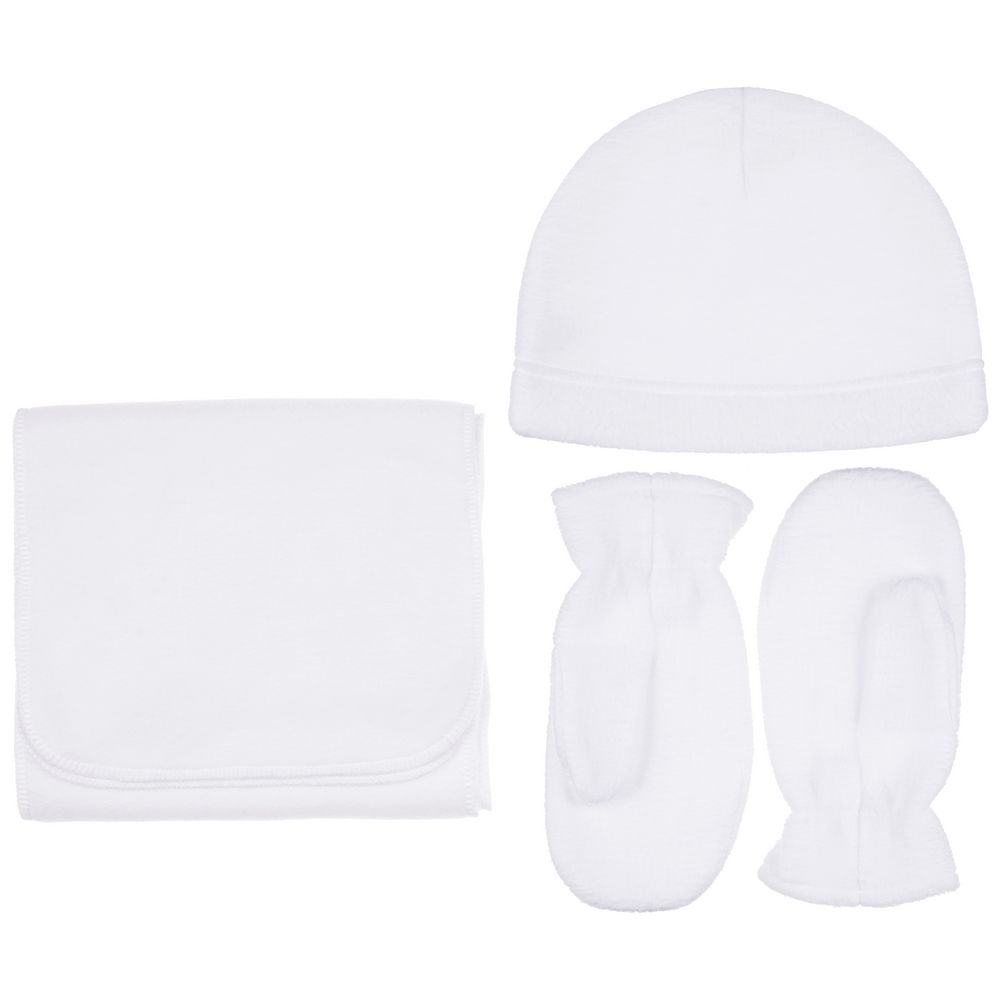 Варежки Fleecy, белые / Миниатюра WWW (1000)