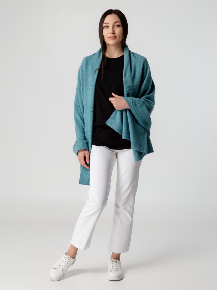 Палантин Territ, светло-бирюзовый / Миниатюра WWW (1000)