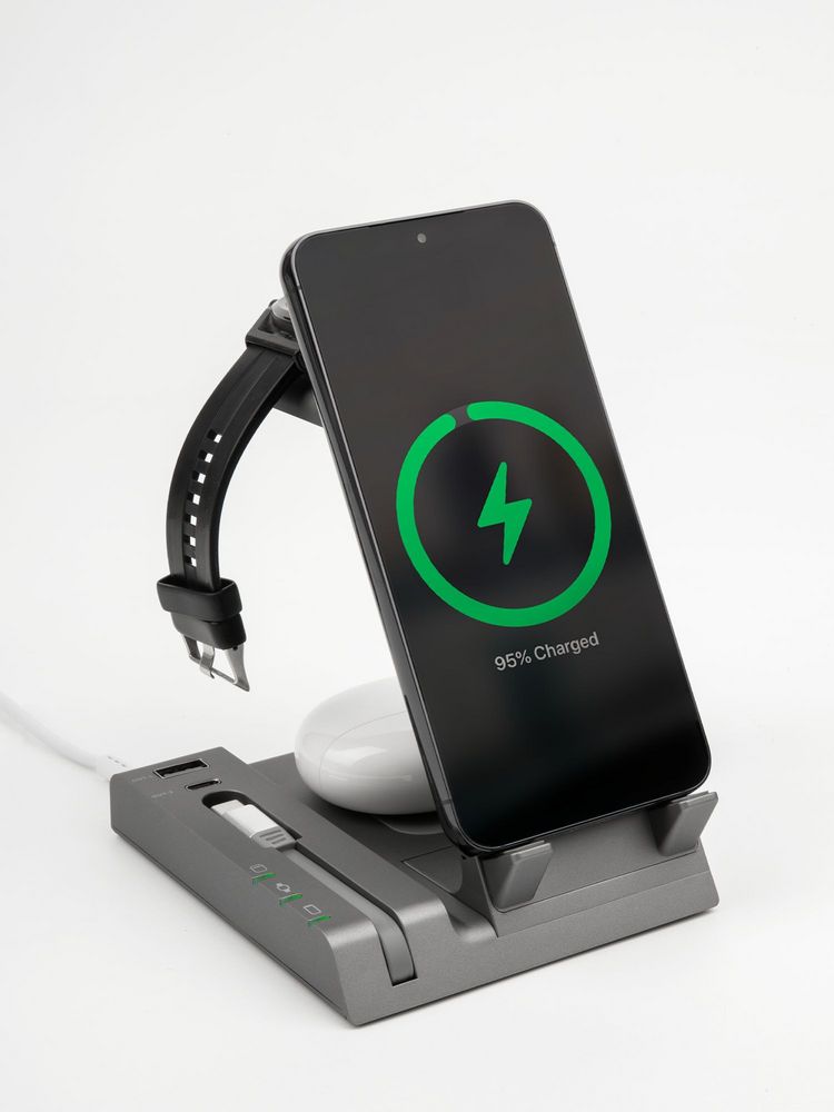 Зарядная станция Tres, серая / Миниатюра WWW (1000)