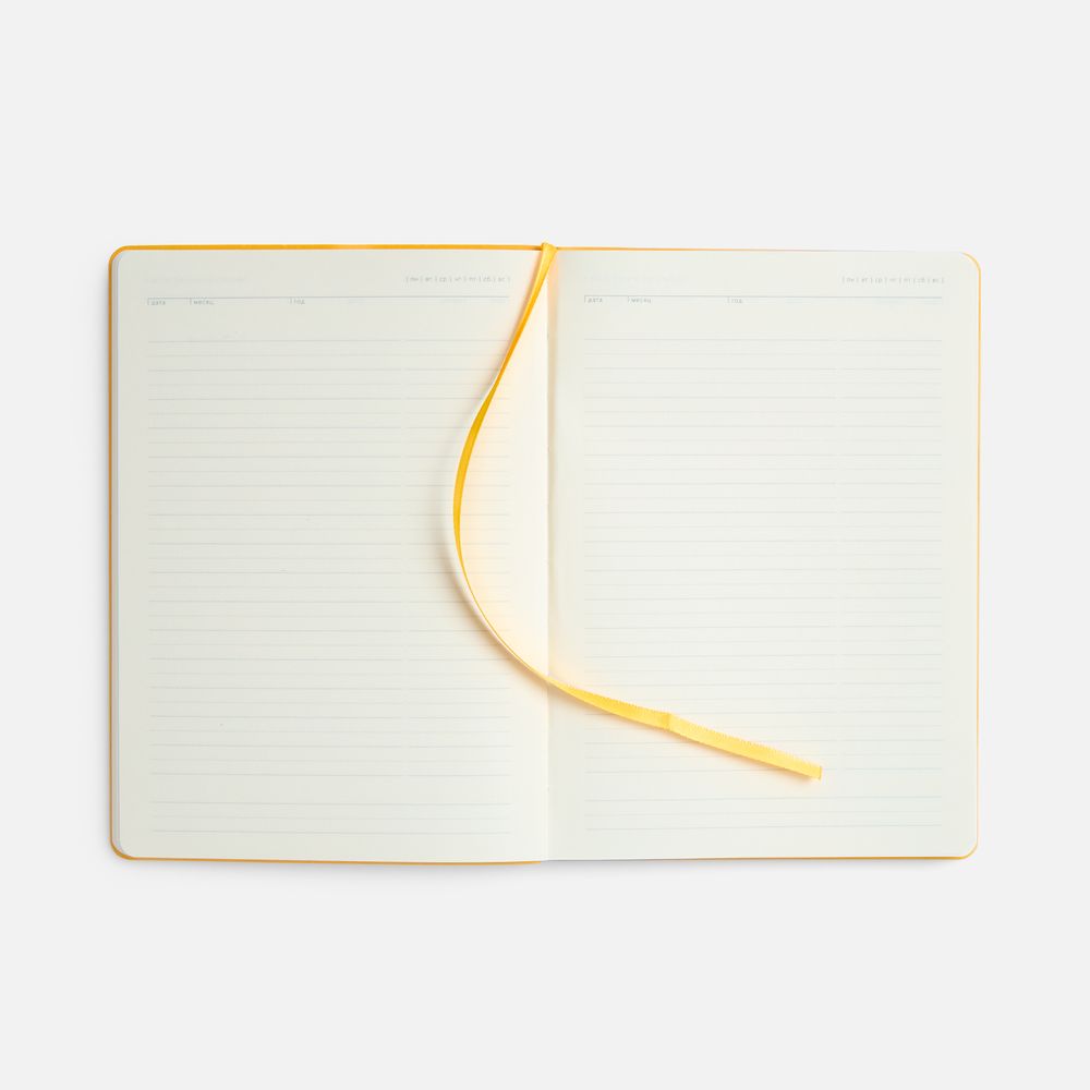 Ежедневник Vale New, недатированный, желтый / Миниатюра WWW (1000)