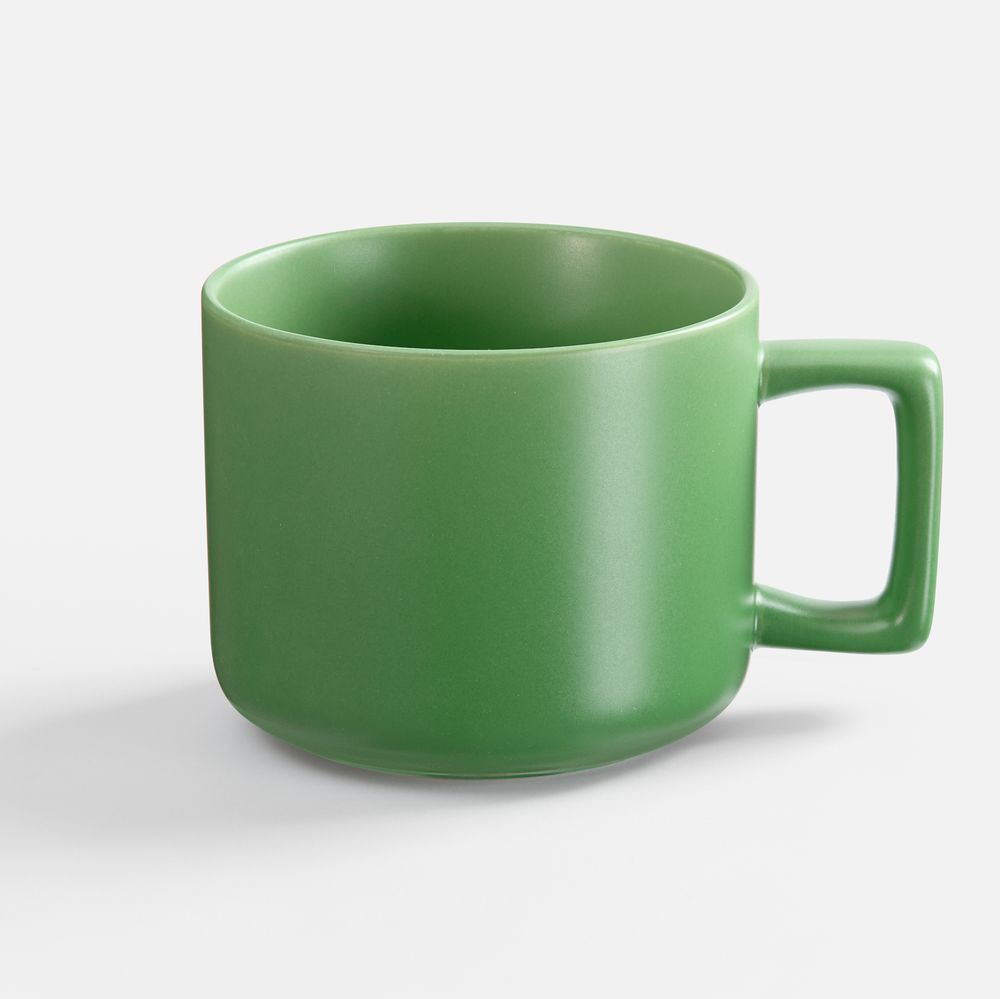 Чашка Jumbo в коробке матовая, зеленая / Миниатюра WWW (1000)