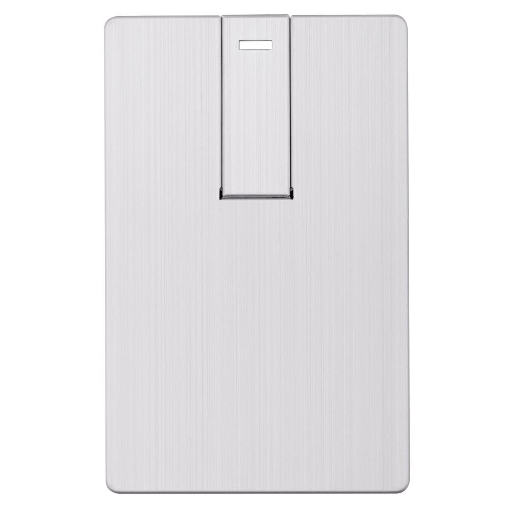 Флешка Platinum Card, 32 Гб, серебристая / Миниатюра WWW (1000)