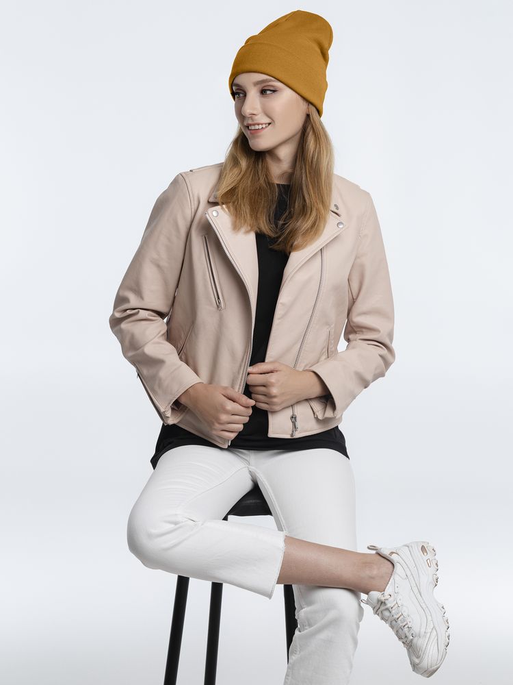 Шапка Real Talk, горчичная / Миниатюра WWW (1000)