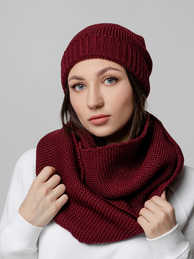 Снуд Brugge, бордовый / Миниатюра WWW (1000)