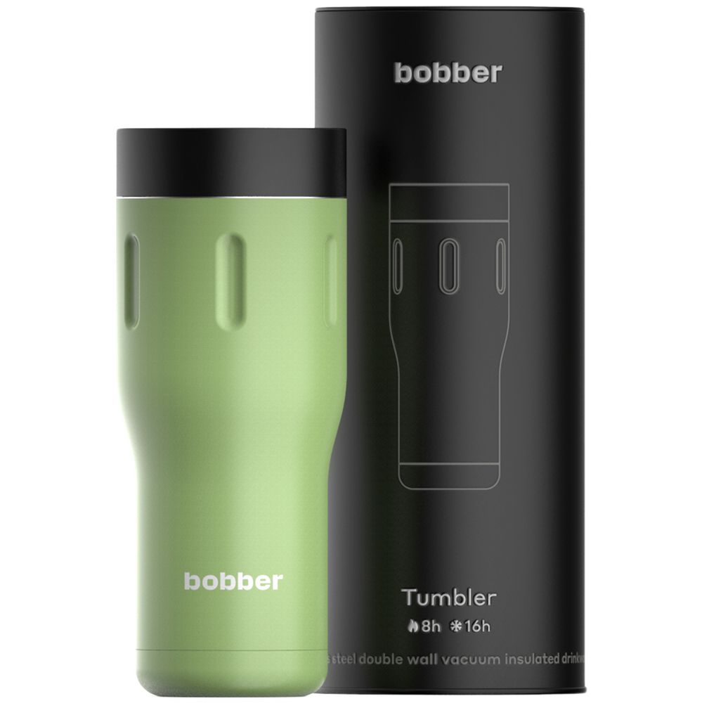 Термостакан Tumbler 470, вакуумный, зеленый / Миниатюра WWW (1000)