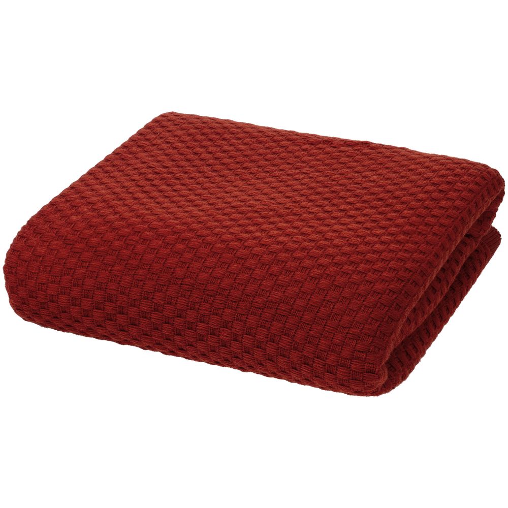 Плед Sheerness, коричневый (терракота) / Миниатюра WWW (1000)