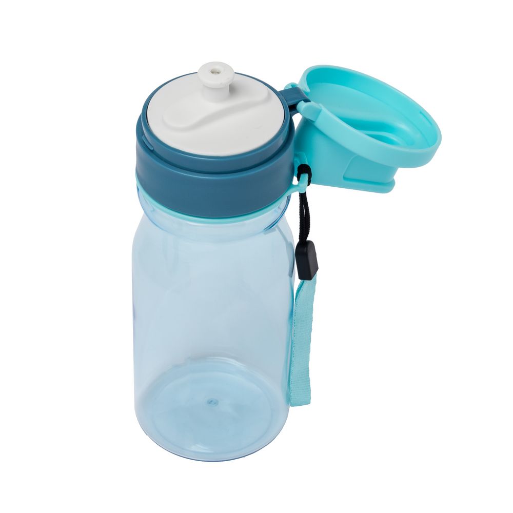 Бутылка для воды Jungle, голубая / Миниатюра WWW (1000)