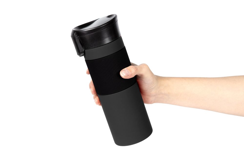 Термостакан Tralee XL, черный / Миниатюра WWW (1000)