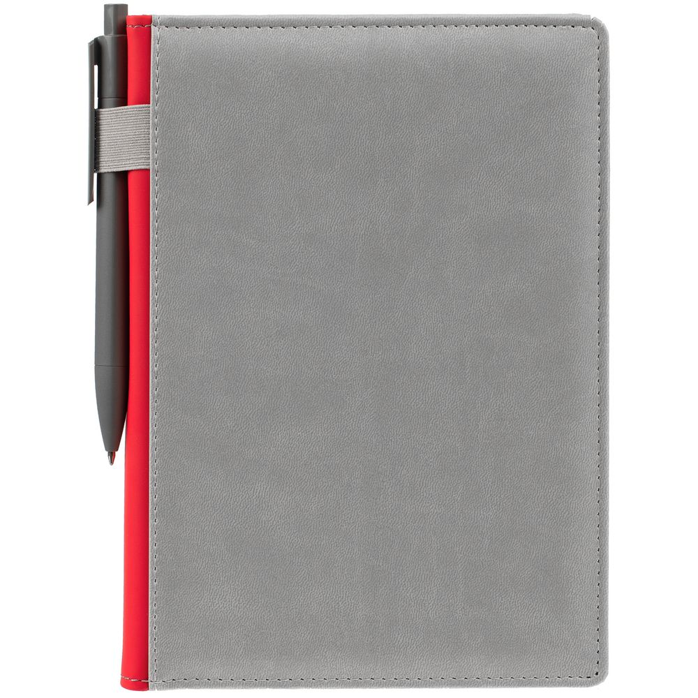 Ежедневник Spain, недатированный, серый с красным / Миниатюра WWW (1000)