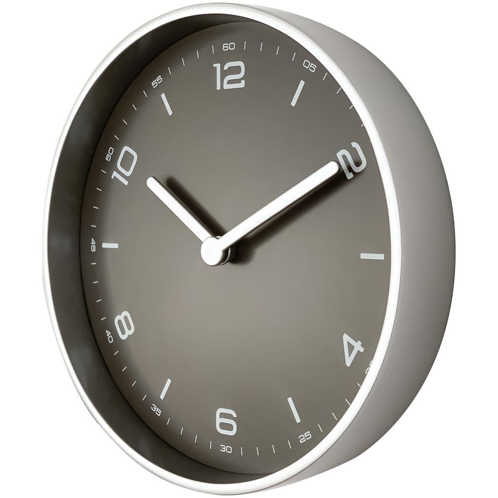 Часы настенные Milton, кофейно-коричневые / Миниатюра WWW (1000)