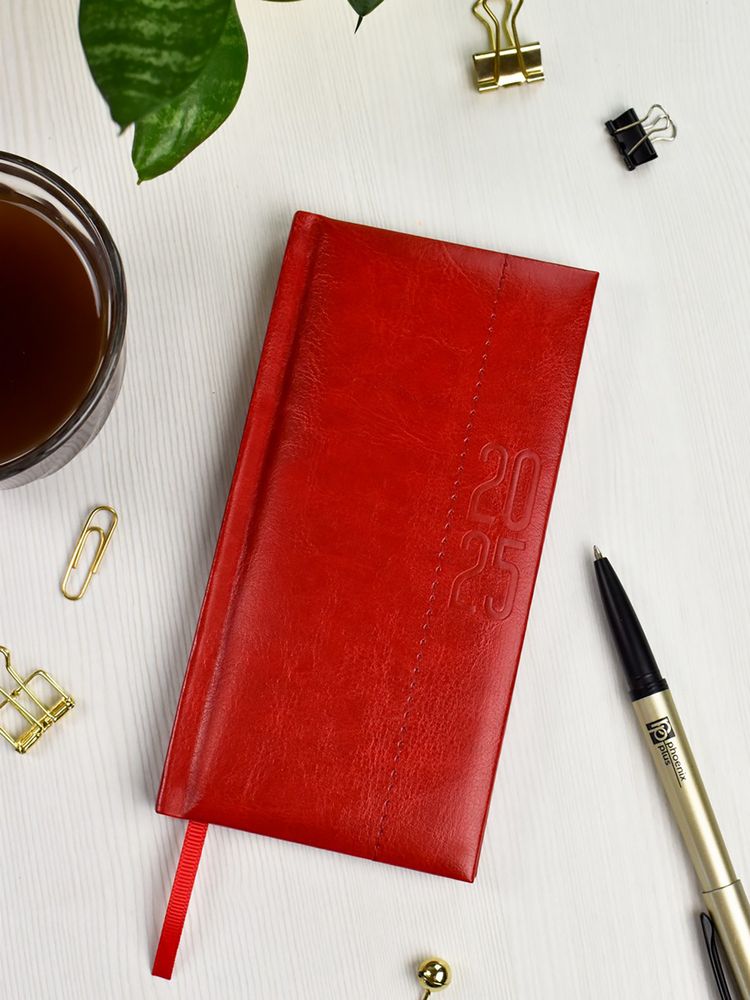 Еженедельник Baza, датированный, красный / Миниатюра WWW (1000)