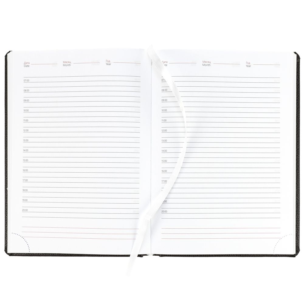 Ежедневник Sagrin, недатированный, черный / Миниатюра WWW (1000)