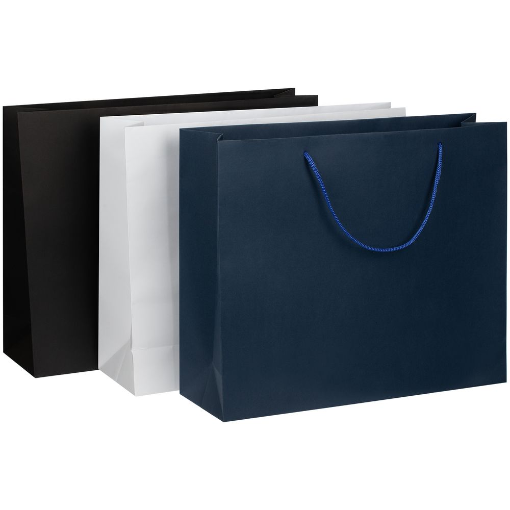 Пакет бумажный Arc L, синий / Миниатюра WWW (1000)